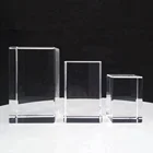 Factory Wholesale K9 crystal glass blank 3d laser engraving crystal block cube