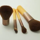 Bamboo brushes makeup 4pcs kabuki make up brushes