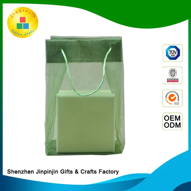 promotional bulk eco-friendly fancy organza bag for gift packing