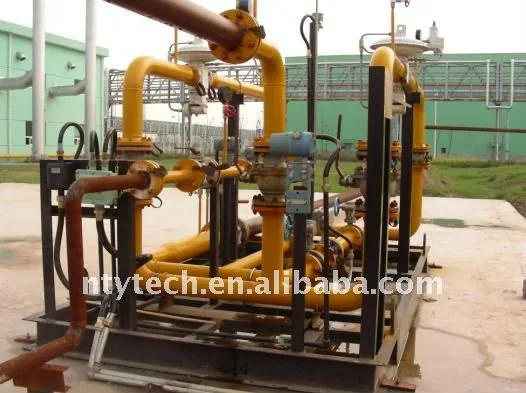 Skid-mounted gas terminal for LNG
