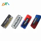 DK LED Traffic Security LED FLashing Warningr Rrchargeable Police Shoulder Lamp