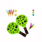 Game Racket Paddle Tennis Paddle Printed Beach Ball Game Racket Set Beach Tennis Racket