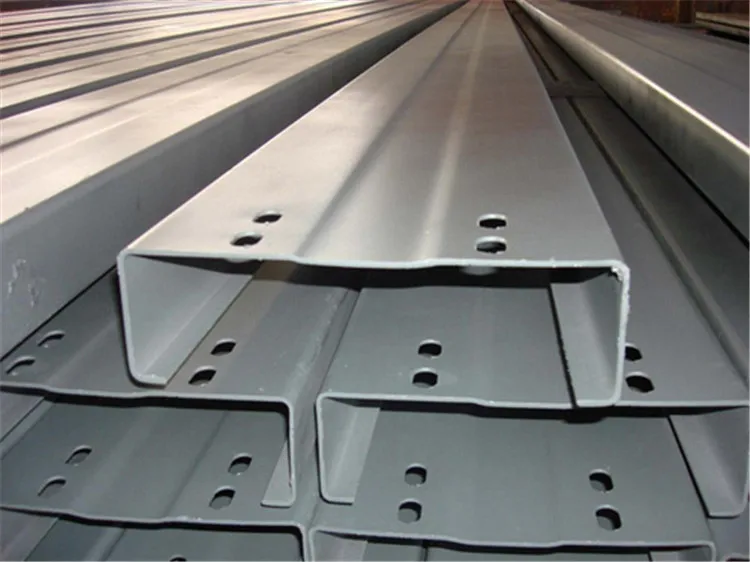 Solar used galvanized steel profile bracket More size c channel steel