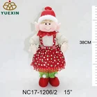 Lovely Christmas Standing Elf Bendable Soft for Christmas Decoration