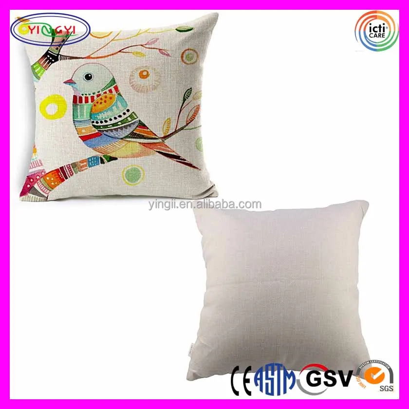 e971 pillow case cushion cover hand painted cute traditional