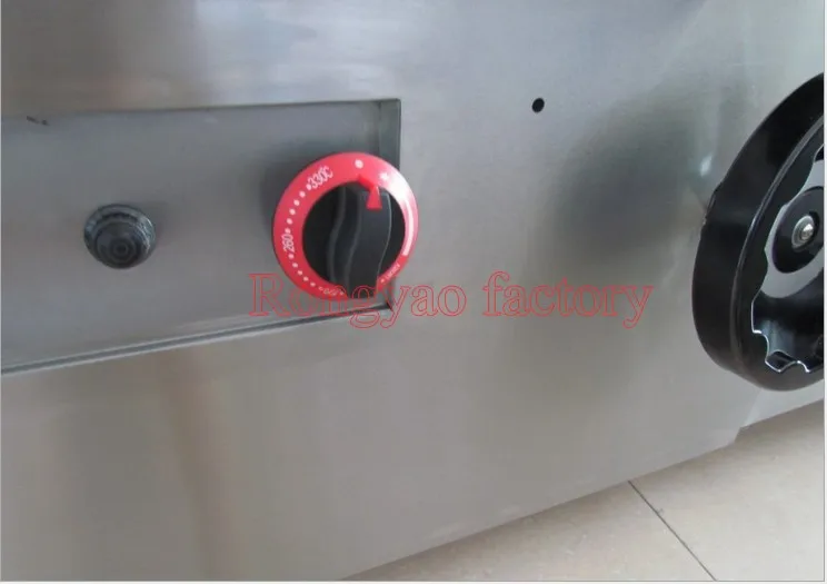 IS-EH-980 Automatic Gas Fryer Stainless Steel Vertical Gas Fryer Temperature Control Inclined-Type Frying Pan Hot Sale