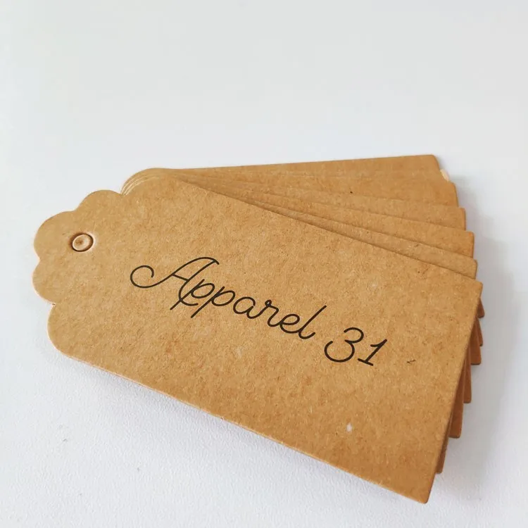 paper kraft blank hang tags crafts wedding postcards gift tag