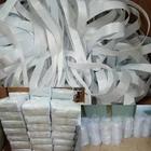 Dye Sublimation heat transfer print white material 100% polyester lanyard fabric roll