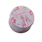 Tin Can Round Cookie Box Promotional Cake Metal Tin Box Food Tin Can Round Cookie Tin Box