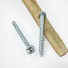 Blue Zinc Carbon Steel Galvanized Pozi Pan Head Machine Wood Self Tapping Screw