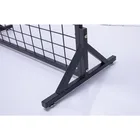 Metal Hanging Display Rack Erect Multipurpose Boutique Goods Wire Grid Wall Panel