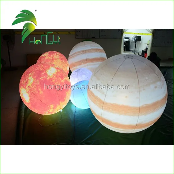 Inflatable led light planet (23)