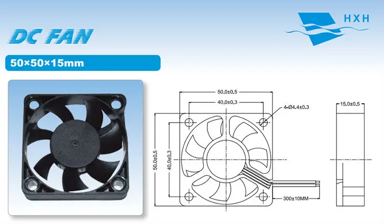 Small Heat Resistant Fan, 5V, 1.20W - detail 2