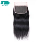 5 parts wholesale 6*4 lace closure brazilian human hair 4*6 closure