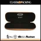 Folding reading hard glasses cases with metal