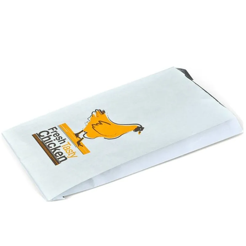 Hot Food Packaging Aluminum Foil Lining Paper Grilled Chicken Bags