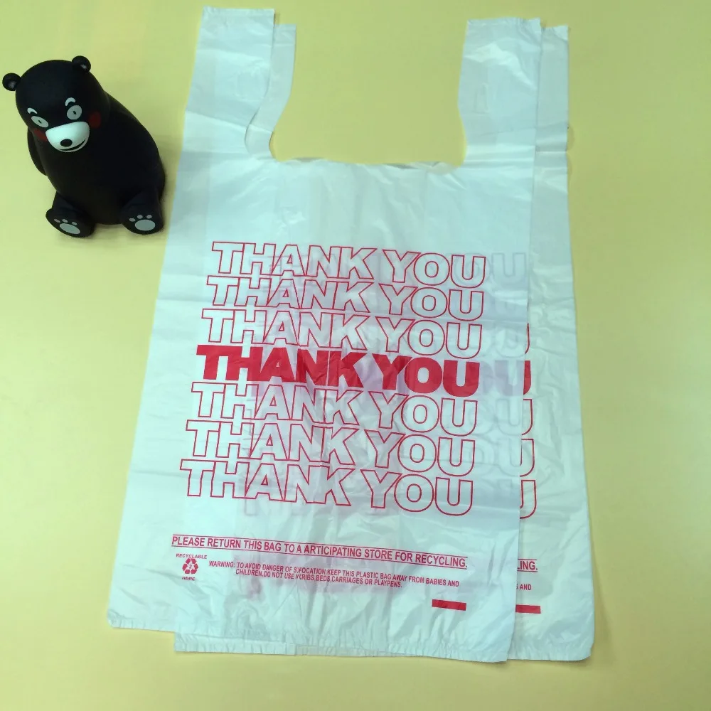 cheap white plastic bags with handles