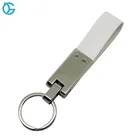 High Quality Wholesale Colorful Car Key Ring Factory Price Fashion Accessories Pu Leather Keychain For Handbag