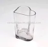 wedding centerpieces heart shape clear glass vase factory