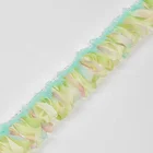 Polyester tape dance costume fringe trimmings for dresses