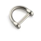 titanium keyring clip key chain carabiner titanium horseshoe keychain