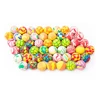 32mm Mixed Colorful Hollow Paint Rubber Ball Bouncing Balls Toys Capsule