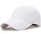 Summer wholesale unisex visor quick-drying mesh dry fit baseball hats custom mens fitted sport cap