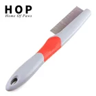 Stainless teel pet dog cats flea tick treatment lice removal comb