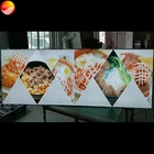 LED lightbox menu display system menu board light box units