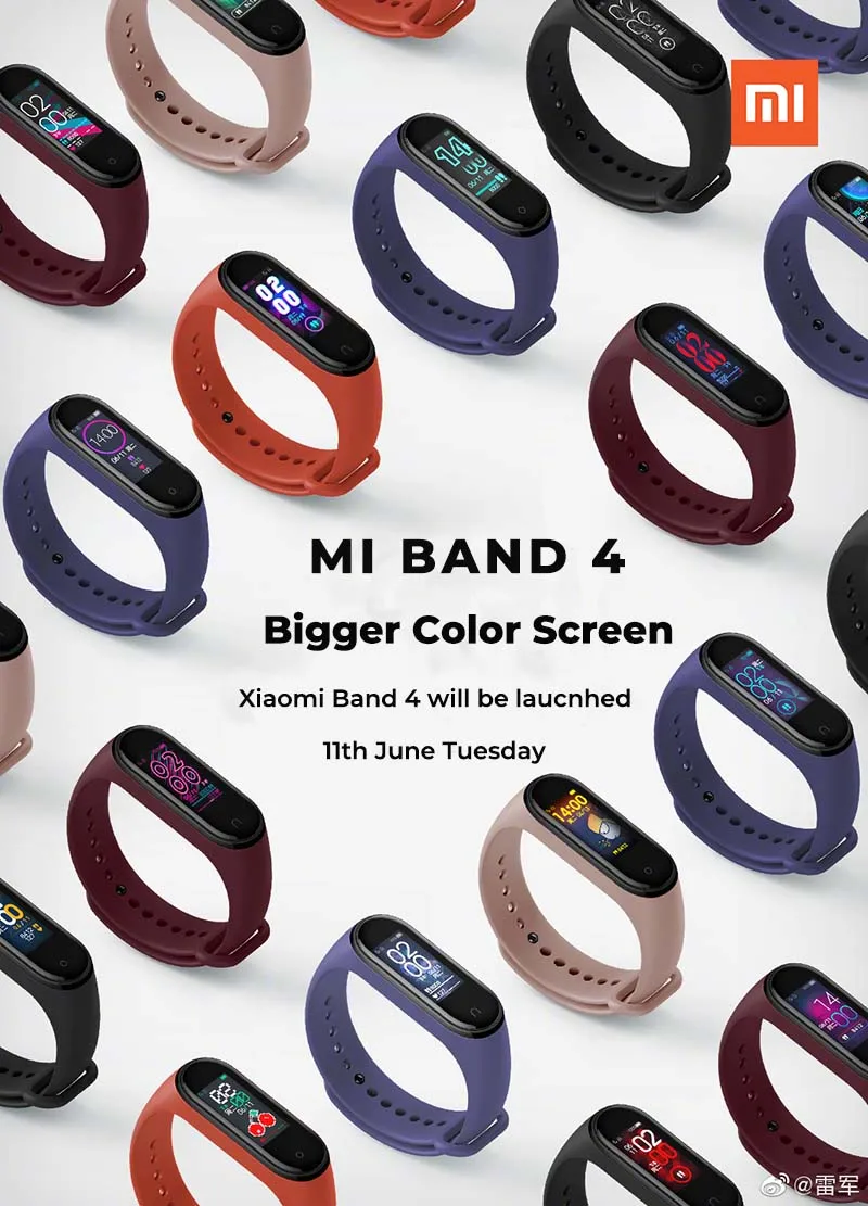 0 音乐智能 miband 4 手链