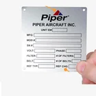 Custom Metal Nameplates And Engraving Aluminum Nameplate