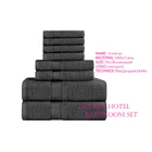 Towels Bath Plain Dyed Towels Bath 100% Cotton Luxury Hotel With Embroidery Logo