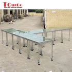 Cheap Price Aluminum Plexiglass Stage Platform For Catwalk Performance
