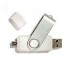 Double Use Android OTG pendrive swivel USB Flash Drive 32gb 64gb