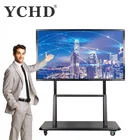 75" smart interactive touch screen all in one computer for classroom