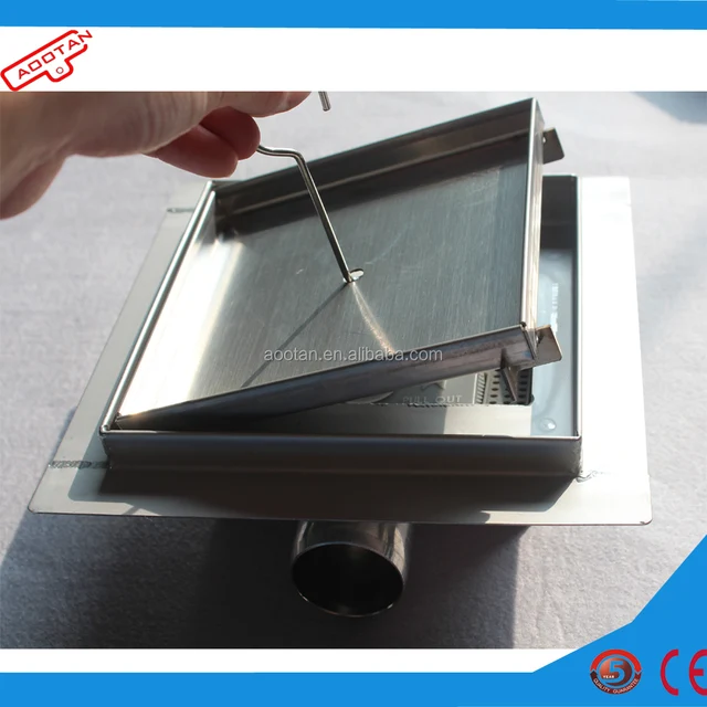 stainless steel linear floor drain , linear shower drain , floor drain