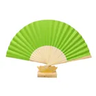 wholesale solid bamboo custom made paper fan