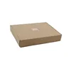 Grey Card Corrugated Material Black Embossed Cosmetics Blank Strong With Separator Box Packaging Boxes For Fruit