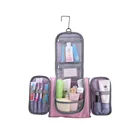 Travelsky Large capacity water-resistant travel wash make up organizer cosmetic hanging toiletry bag
