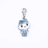 Best Selling New Cute Gifts Jewelry Custom Printing Cat Images Silver Plated Charms For Promotion