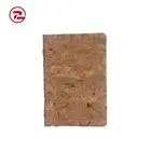 2019 hot selling cork leather customized a5 size hardcover notebook