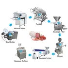Industrial Electric Automatic Spanish German Spicy fresh cured Chorizo Sausage Making Machine Price