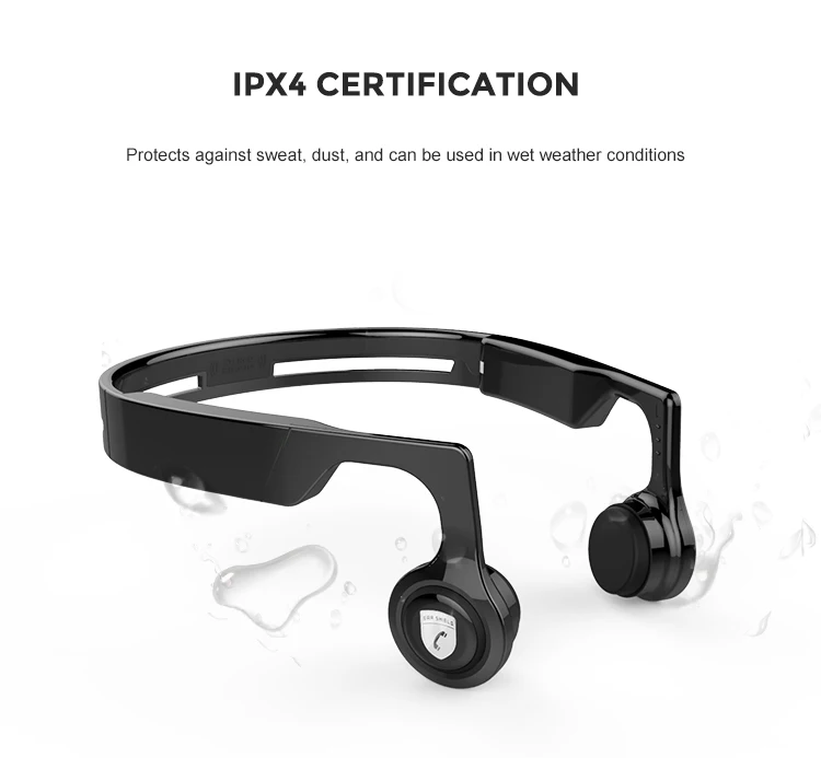 Wireless 4.1 Sports Headset, Earphone , Bone Conduction Headphone for Motorcycle - ANKUX.COM