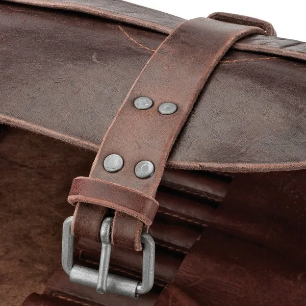 Customized Huskey Canvas zipper faux leather motorcycle motorbike Tool kit bags with waist belt for sale