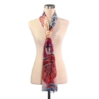 Yiwu High Quality Custom Design chiffon scarf silk shawl women fashion shawls