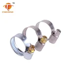 W5 Clamp Rubber Factory New Design For Sale W5 Worm Drive German Type Hose Clamp With Rubber