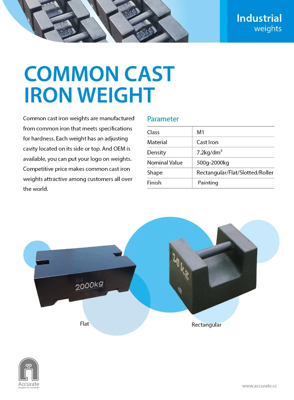 500kg Test Weights,1 Ton Test Weight For Crane,Cast Iron Elevator