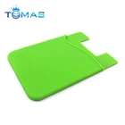 Custom made 3M silicone mobile pocket sticker card holders for smart phone