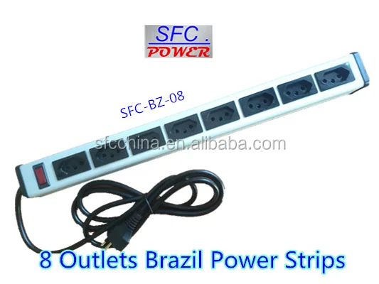 19" Power Strips, Brazil Power Distribution Units and Extension Cords