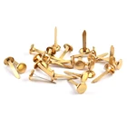 Easy to use paper fasteners brad clip 8*19mm silver gold metal paper fastener brads